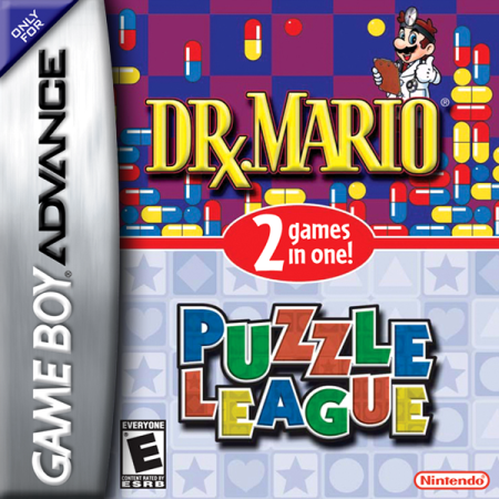 Dr. Mario / Puzzle League - Nintendo Gameboy Advance