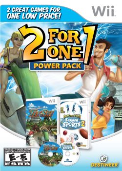 2 for 1 Power Pack Kawasaki Jet Ski & Summer Sports 2 - Nintendo Wii