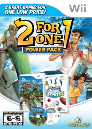 2 for 1 Power Pack Kawasaki Jet Ski & Summer Sports 2 - Nintendo Wii