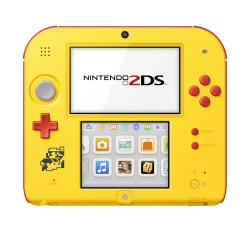 Nintendo 2DS System - Yellow Mario Maker Edition