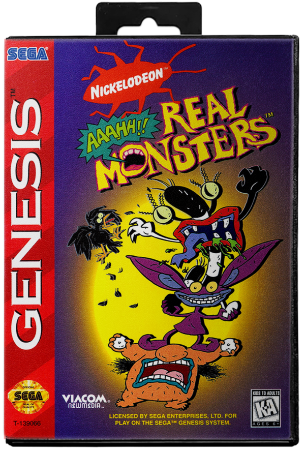 AAAHH Real Monsters - Sega Genesis