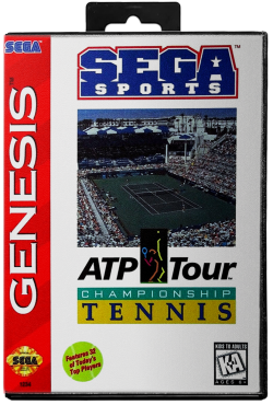 ATP Tour Championship Tennis - Sega Genesis