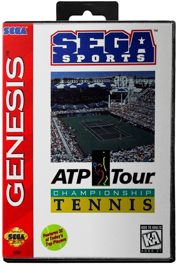 ATP Tour Championship Tennis - Sega Genesis
