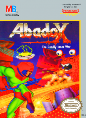 Abadox The Deadly Inner War  - Nintendo NES