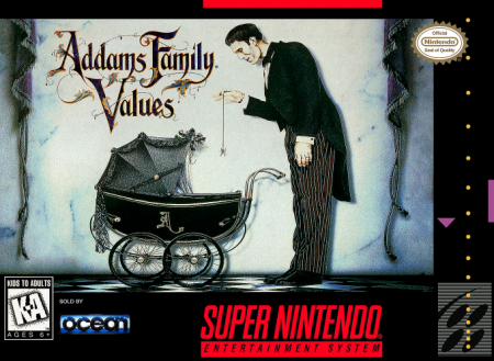 Addams Family Values - Super Nintendo