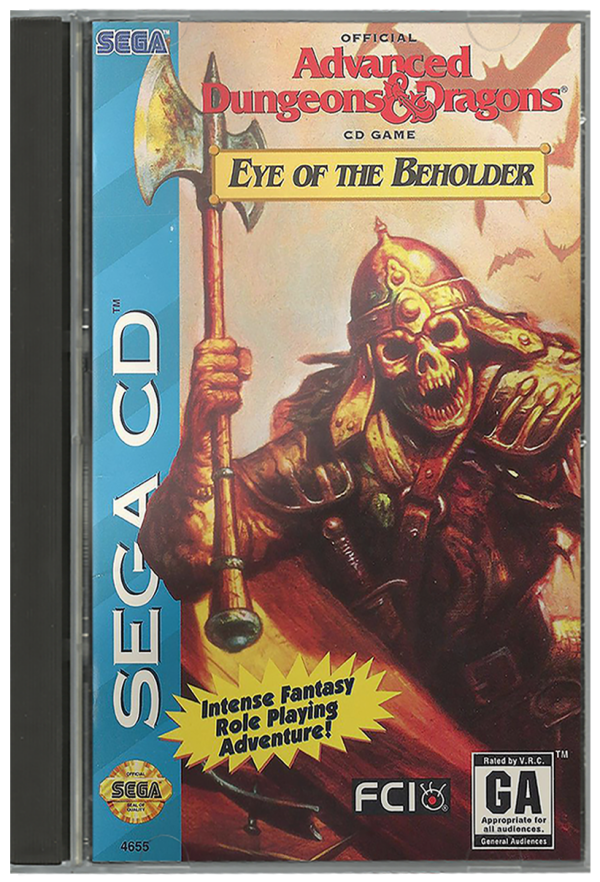 Advanced Dungeons & Dragons Eye of The Beholder - Sega CD