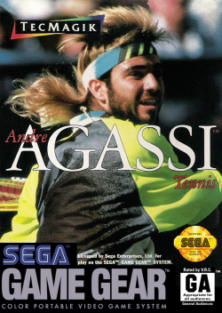 Andre Agassi Tennis- Sega Game Gear