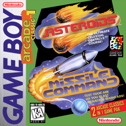 Arcade Classic: Asteroids and Missile Command - Nintendo Gameboy