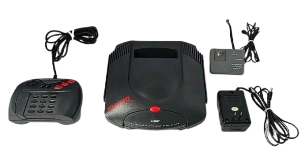 Atari Jaguar System with Controller & Wires