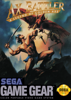 Ax Battler a Legend of Golden Axe- Sega Game Gear