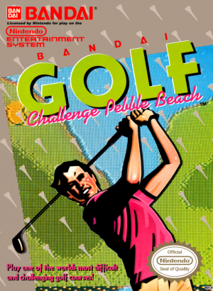 Bandai Golf Challenge Pebble Beach - Nintendo NES