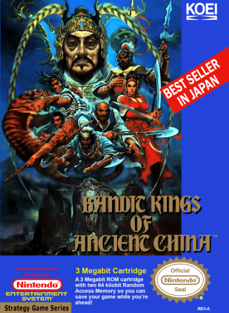 Bandit Kings of Ancient China - Nintendo NES