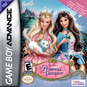 Barbie Princess and the Pauper - Nintendo Gameboy Advance
