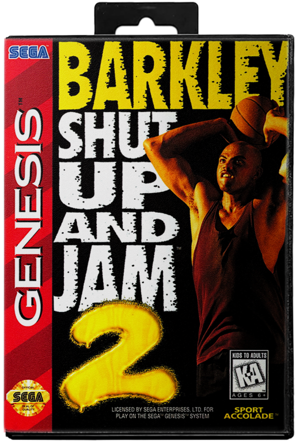 Barkley Shut Up and Jam 2 - Sega Genesis