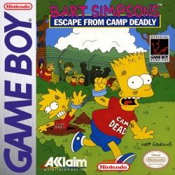 Bart Simpson's Escape from Camp Deadly - Nintendo Gameboy
