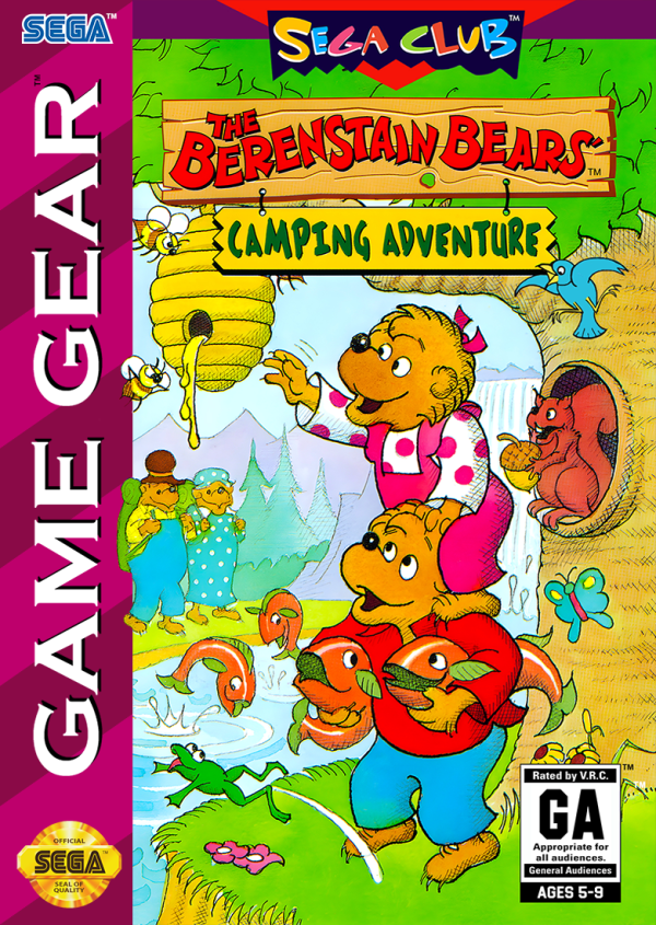 Berenstain Bears Camping Adventures- Sega Game Gear