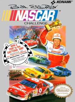 Bill Elliotts NASCAR Challenge - Nintendo NES