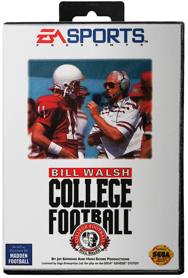 Bill Walsh College Football - Sega Genesis