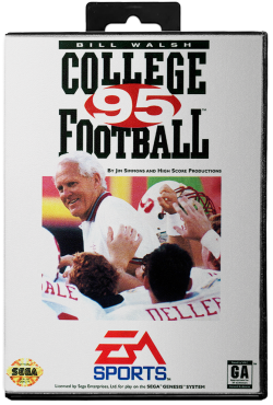 Bill Walsh College Football 95 - Sega Genesis