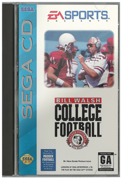 Bill Walsh College Football - Sega CD