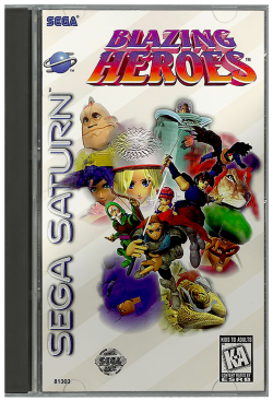 Blazing Heroes - Sega Saturn