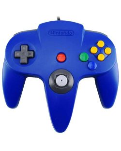 Blue Nintendo 64 Controller