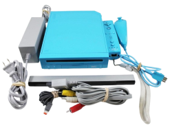 Blue Nintendo Wii System
