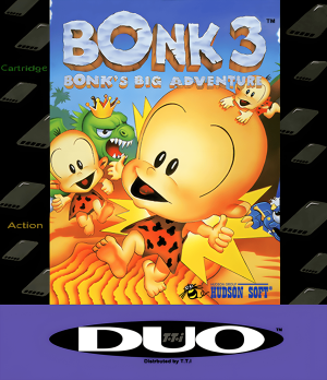 Bonk 3 Bonk's Big Adventure - TurboGrafx 16