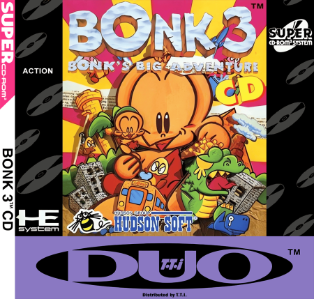 Bonk III - Bonk's Big Adventure - Turbografx CD