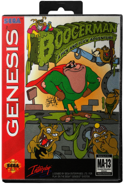 Boogerman A Pick and Flick Adventure - Sega Genesis