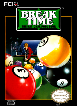 Break Time The National Pool Tour - Nintendo NES