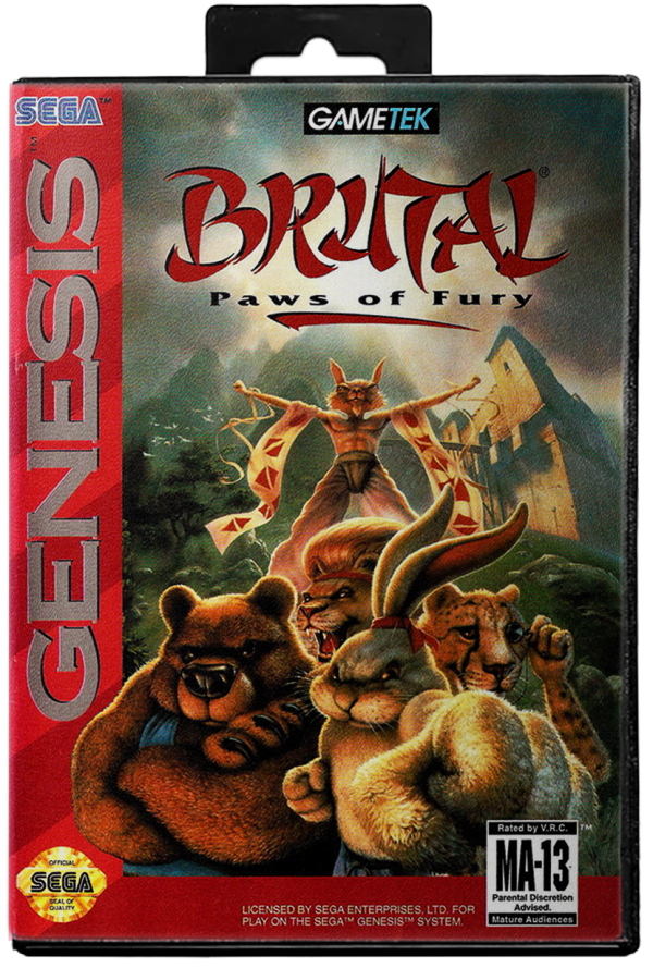 Brutal Paws of Fury - Sega Genesis