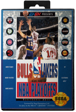 Bulls vs Lakers and the NBA Playoffs - Sega Genesis