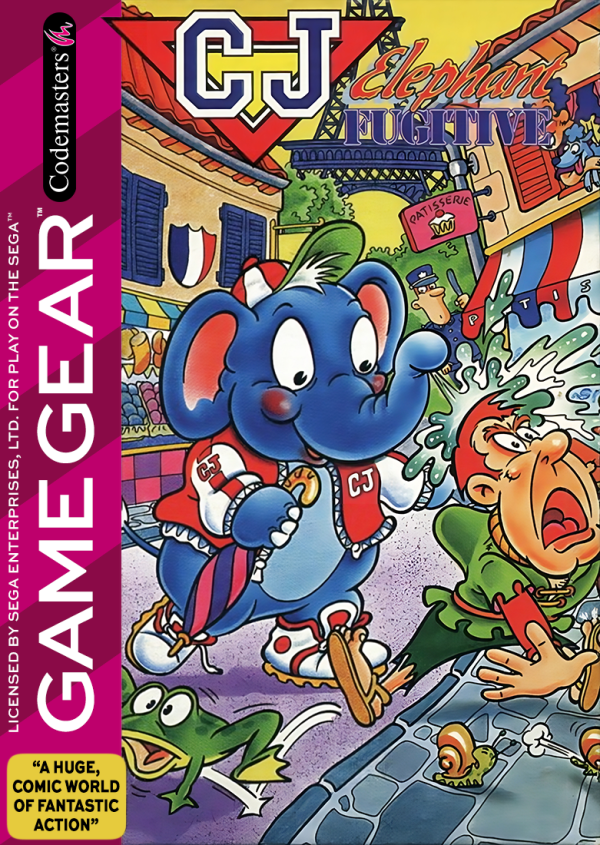 CJ Elephant Fugitive- Sega Game Gear