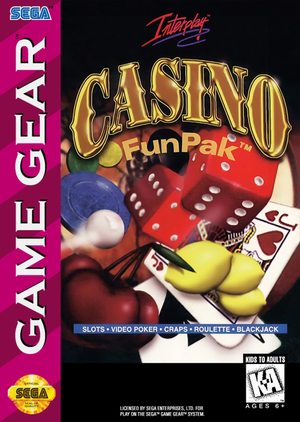 Casino Fun Pak- Sega Game Gear