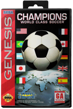 Champions World Class Soccer - Sega Genesis