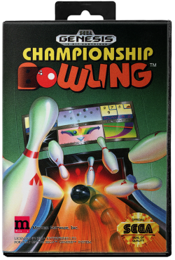 Championship Bowling - Sega Genesis
