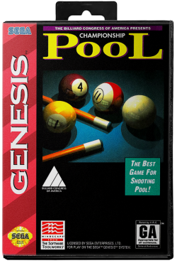 Championship Pool - Sega Genesis