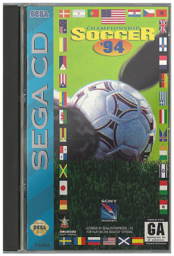 Championship Soccer '94 - Sega CD