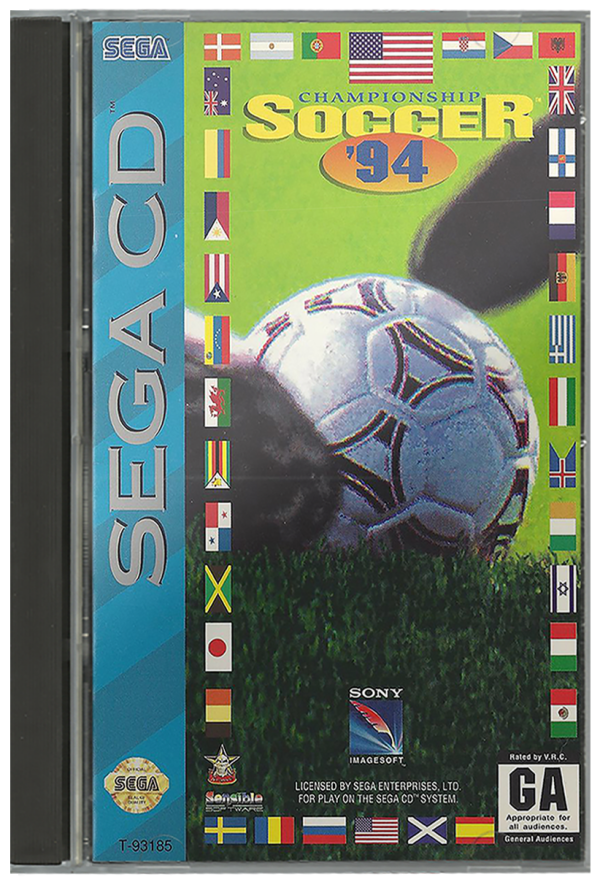 Championship Soccer '94 - Sega CD
