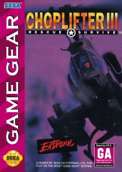 Choplifter III- Sega Game Gear