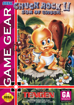 Chuck Rock II Son of Chuck- Sega Game Gear