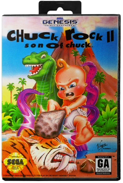 Chuck Rock II Son of Chuck - Sega Genesis