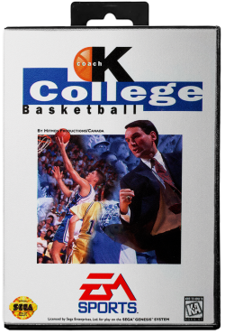 Coach K College Basketball - Sega Genesis