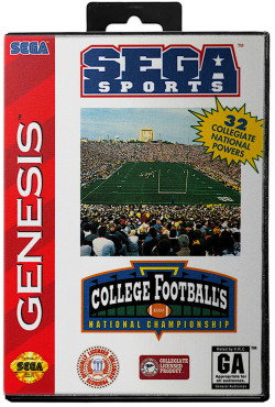College Football's National Championship - Sega Genesis