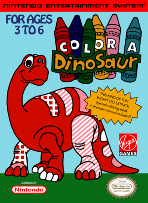Color a Dinosaur - Nintendo NES