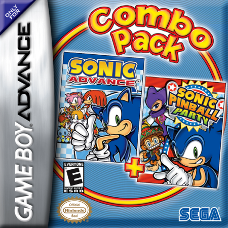Sonic Advance & Sonic Pinball Party - Nintendo Gameboy Advance