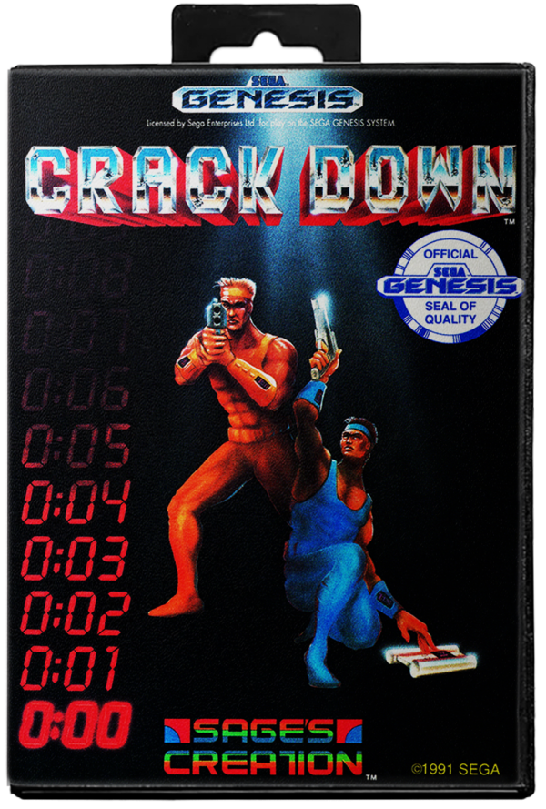 Crack Down - Sega Genesis