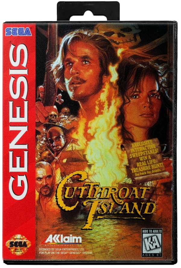 Cutthroat Island - Sega Genesis