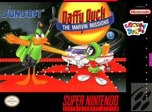 Daffy Duck Marvin Missions - Super Nintendo